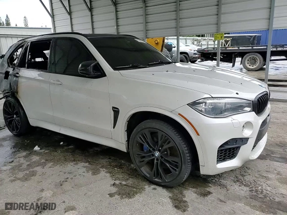 2015 BMW X5 M with VIN 5YMKT6C55F0C89468, listed as a Copart auction lot 75391074 with 0 mi miles and Salvage Title. Bid and sale history available at carsss.com. Image 12.