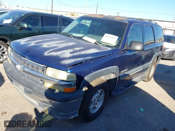 2002 Chevrolet Tahoe LT with VIN 1GNEC13Z72R229519, listed as a IAAI auction lot 40931411 with 289,319 mi miles and . Bid and sale history available at DreamBid. Image 2.