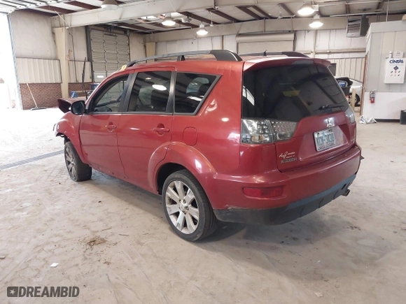 2012 Mitsubishi Outlander SE with VIN JA4AS3AW9CU016434, listed as a IAAI auction lot 41757429 with 152,484 mi miles. Bid and sale history available at carsss.com. Image 3.