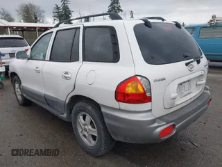 2004 Hyundai Santa Fe GLS with VIN KM8SC13D04U584320, listed as a IAAI auction lot 41847029 with 285,462 mi miles. Bid and sale history available at carsss.com. Image 3.