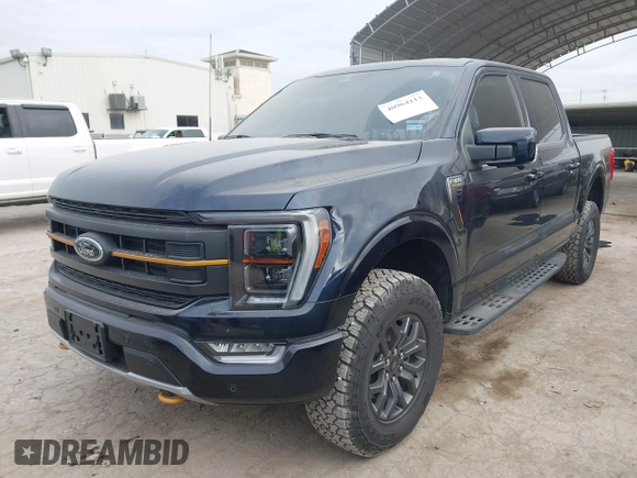 2023 Ford F-150 XL with VIN 1FTEW1E87PFB33760, listed as a IAAI auction lot 40964113 with 18,968 mi miles. Bid and sale history available at carsss.com. Image 17.