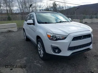2014 Mitsubishi Outlander Sport SE with VIN 4A4AR4AU9EE029020, listed as a IAAI auction lot 41937893 with 123,671 mi miles. Bid and sale history available at carsss.com. Image 1.