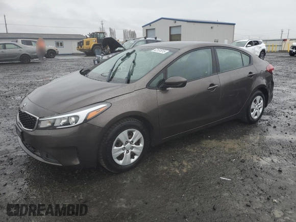 2017 Kia Forte LX with VIN 3KPFL4A74HE140303, listed as a Copart auction lot 52181815 with 44,695 mi miles and Salvage Title. Bid and sale history available at carsss.com. Image 1.