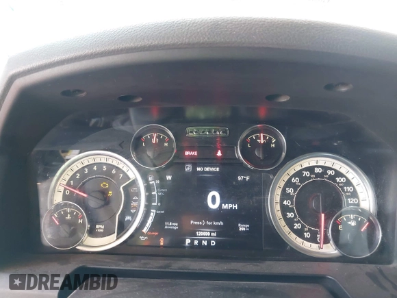 2017 Ram 1500 Big Horn with VIN 3C6RR7LT9HG505822, listed as a IAAI auction lot 42426324 with 120,699 mi miles and . Bid and sale history available at DreamBid. Image 7.