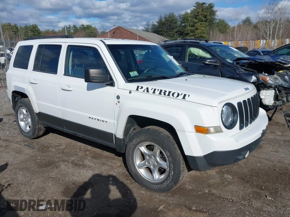 2012 Jeep Patriot Sport with VIN 1C4NJRBB6CD576629, listed as a IAAI auction lot 41974440 with 211,308 mi miles. Bid and sale history available at carsss.com. Image 1.