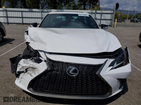 2020 Lexus ES 350 F Sport with VIN 58AGZ1B10LU079493, listed as a Copart auction lot 51712005 with 57,765 mi miles and Salvage title. Bid and sale history available at DreamBid. Image 5.