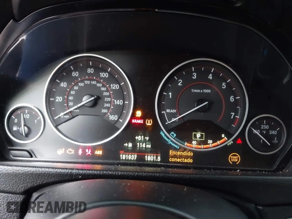 2015 BMW 4 Series 435i with VIN WBA4B1C5XFD955119, listed as a IAAI auction lot 41349918 with 181,937 mi miles and . Bid and sale history available at carsss.com. Image 7.