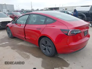 2023 Tesla Model 3 Long Range with VIN 5YJ3E1EB6PF388801, listed as a IAAI auction lot 41610678 with 20,144 mi miles and . Bid and sale history available at DreamBid. Image 3.