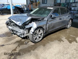 2018 Infiniti Q50 Sport z VIN JN1EV7AP0JM355887, wystawiony jako Copart lot #51535405 z przebiegiem 67 659 mil mil oraz Szkoda całkowita • Salvage title. Historia ofert i sprzedaży dostępna na DreamBid. Obrazek 1.