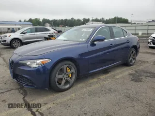 2017 Alfa Romeo Giulia with VIN ZARFAEDN7H7552467, listed as a Copart auction lot 61160695 with Not provided miles and Salvage title. Bid and sale history available at DreamBid. Image 1.