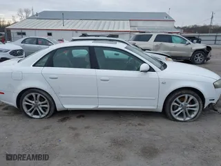 2008 Audi A4 2.0T with VIN WAUDF78E58A046158, listed as a IAAI auction lot 41510500 with 103,664 mi miles. Bid and sale history available at carsss.com. Image 13.