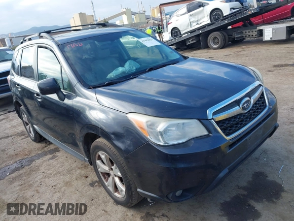 2014 Subaru Forester Premium z VIN JF2SJAEC4EH498762, wystawiony jako IAAI lot #41442423 z przebiegiem 228 769 mil mil oraz . Historia ofert i sprzedaży dostępna na DreamBid. Obrazek 1.