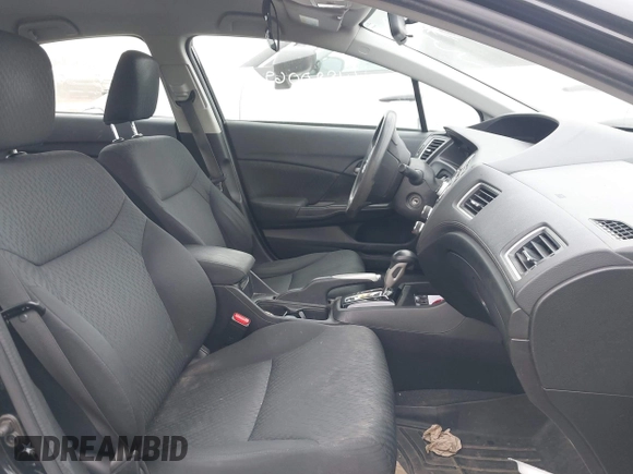 2015 Honda Civic Sedan LX with VIN 19XFB2F54FE057949, listed as a IAAI auction lot 41990069 with 174,000 mi miles. Bid and sale history available at carsss.com. Image 5.