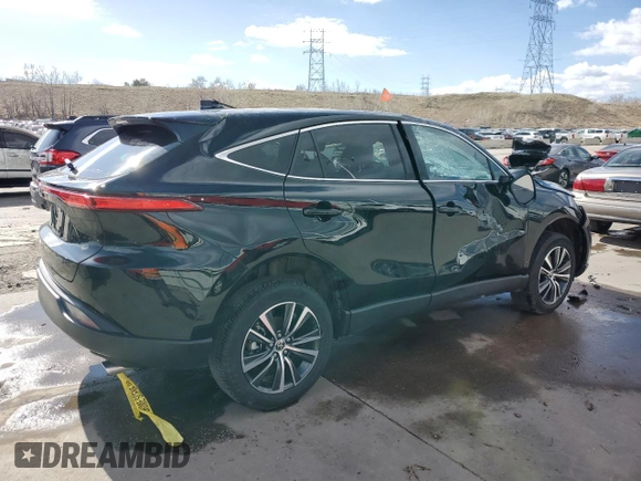 2023 Toyota Venza LE with VIN JTEAAAAH5PJ134417, listed as a Copart auction lot 49510174 with 23,684 mi miles and Salvage Title. Bid and sale history available at carsss.com. Image 3.