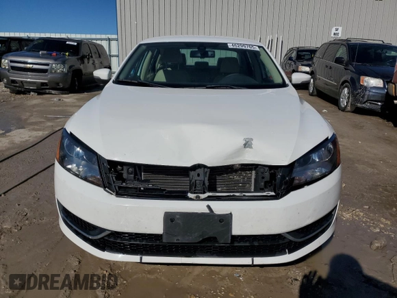 2013 Volkswagen Passat SE with VIN 1VWBH7A36DC139893, listed as a Copart auction lot 46299765 with 100,322 mi miles and Clean Title. Bid and sale history available at carsss.com. Image 5.