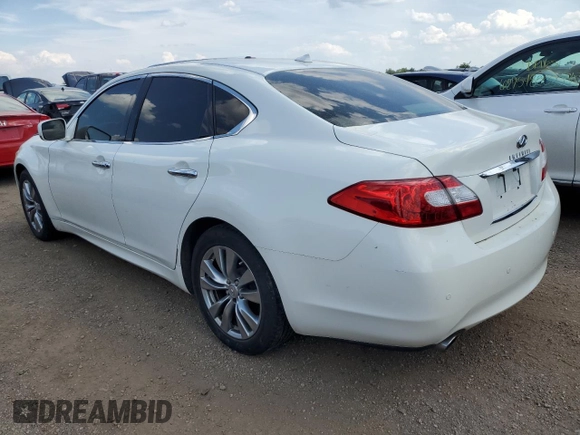 2013 Infiniti M with VIN JN1BY1AP8DM511833, listed as a Copart auction lot 63459025 with 152,722 mi miles and Clean title. Bid and sale history available at DreamBid. Image 2.