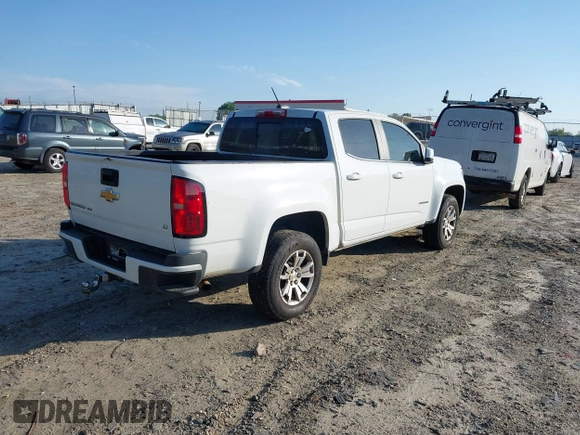 2020 Chevrolet Colorado 2WD LT with VIN 1GCGSCEN7L1170885, listed as a IAAI auction lot 42007929 with 185,341 mi miles and . Bid and sale history available at DreamBid. Image 4.