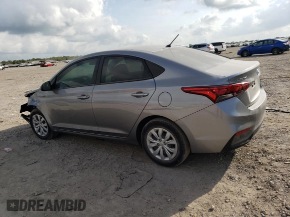2022 Hyundai Accent SEL with VIN 3KPC24A61NE182923, listed as a Copart auction lot 63205323 with 8,312 mi miles. Bid and sale history available at carsss.com. Image 2.