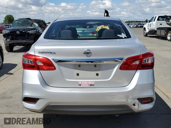 2017 Nissan Sentra S with VIN 3N1AB7AP1HY396253, listed as a Copart auction lot 56904885 with 116,828 mi miles and Clean Title. Bid and sale history available at DreamBid. Image 6.