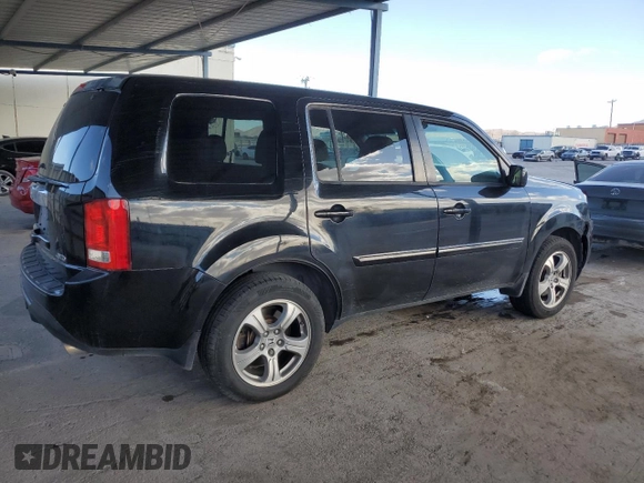 2012 Honda Pilot EX with VIN 5FNYF4H46CB072469, listed as a Copart auction lot 89306385 with 118,816 mi miles and Salvage Title. Bid and sale history available at DreamBid. Image 3.