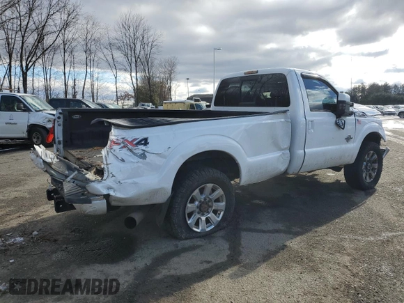 2011 Ford Super Duty F-250 SRW XL with VIN 1FTBF2BT1BEA74852, listed as a Copart auction lot 43614515 with 221,911 mi miles and Salvage Title. Bid and sale history available at carsss.com. Image 3.