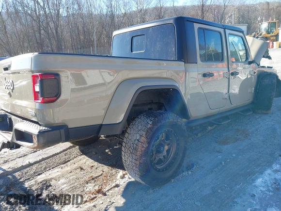 2020 Jeep Gladiator Overland with VIN 1C6HJTFG4LL169647, listed as a IAAI auction lot 41339933 with 85,246 mi miles and . Bid and sale history available at DreamBid. Image 4.