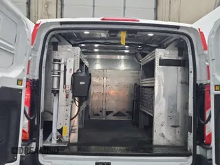 2018 Ford Transit with VIN 1FTYE1YM9JKB52270, listed as a IAAI auction lot 42714304 with 95,416 mi miles and . Bid and sale history available at DreamBid. Image 52.