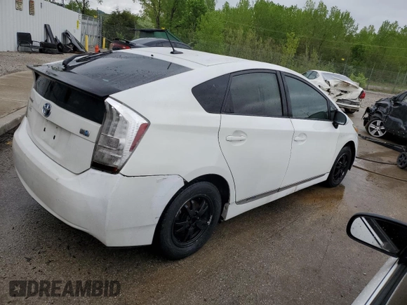 2010 Toyota Prius II with VIN JTDKN3DU6A0242642, listed as a Copart auction lot 48406435 with Not Provided miles and Non Repairable. Bid and sale history available at DreamBid. Image 3.
