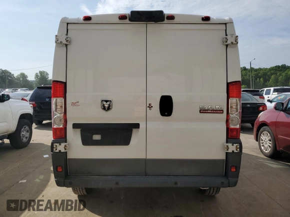 2017 Ram ProMaster Cargo with VIN 3C6TRVNG4HE538958, listed as a Copart auction lot 57314824 with 330,615 mi miles and Clean Title. Bid and sale history available at carsss.com. Image 6.