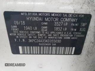 2019 Hyundai Accent SE with VIN 3KPC24A35KE055030, listed as a Copart auction lot 71109043 with 48,148 mi miles. Bid and sale history available at carsss.com. Image 13.