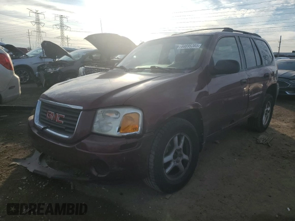2004 GMC Envoy SLE with VIN 1GKDT13S342304711, listed as a Copart auction lot 44695385 with 129,804 mi miles and Salvage Title. Bid and sale history available at carsss.com. Image 1.