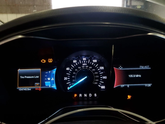 2016 Ford Fusion Titanium with VIN 3FA6P0K92GR135224, listed as a Copart auction lot 55074045 with 154,740 mi miles and Clean Title. Bid and sale history available at carsss.com. Image 9.