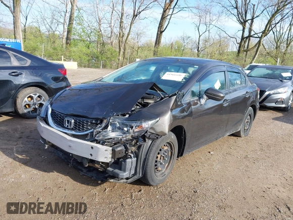 2014 Honda Civic Sedan LX with VIN 2HGFB2F56EH515298, listed as a IAAI auction lot 41966680 with 88,120 mi miles. Bid and sale history available at carsss.com. Image 18.