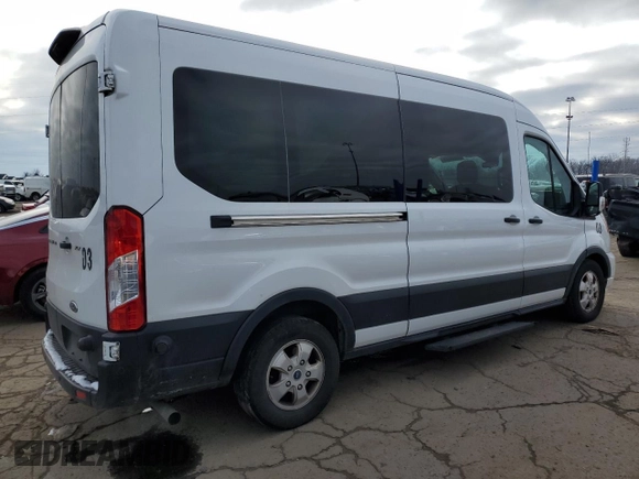 2020 Ford Transit Passenger XL with VIN 1FBAX2CG0LKA66498, listed as a Copart auction lot 82969724 with 94,500 mi miles and Salvage Title. Bid and sale history available at DreamBid. Image 3.
