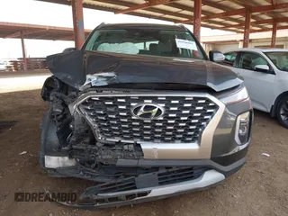2022 Hyundai Palisade SEL with VIN KM8R24HE6NU358742, listed as a IAAI auction lot 41938961 with 46,359 mi miles and . Bid and sale history available at DreamBid. Image 6.