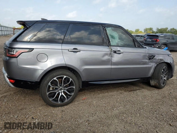 2021 Land Rover Range Rover Sport HSE Silver Edition with VIN SALWR2SU4MA749615, listed as a Copart auction lot 50415645 with 76,370 mi miles and Salvage title. Bid and sale history available at DreamBid. Image 3.