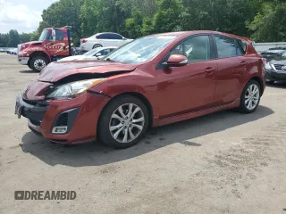 2010 Mazda 3 S Sport with VIN JM1BL1H66A1136160, listed as a Copart auction lot 63142705 with 158,363 mi miles and Salvage title. Bid and sale history available at DreamBid. Image 1.