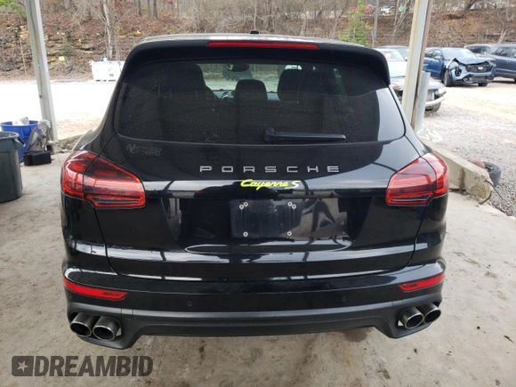 2016 Porsche Cayenne S E-Hybrid with VIN WP1AE2A26GLA17555, listed as a Copart auction lot 44078415 with 56,830 mi miles and Clean title. Bid and sale history available at DreamBid. Image 6.
