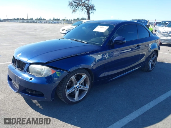 2010 BMW 1 Series 135i with VIN WBAUC7C58AVK96377, listed as a IAAI auction lot 41666512 with 136,890 mi miles and . Bid and sale history available at carsss.com. Image 17.