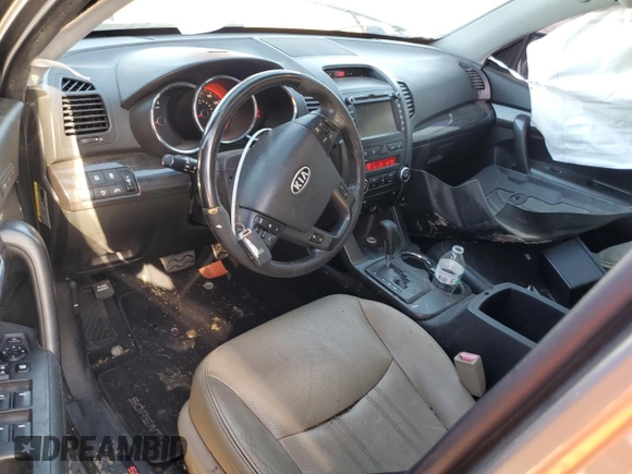 2012 Kia Sorento SX with VIN 5XYKW4A26CG207151, listed as a Copart auction lot 47638365 with 242,286 mi miles and Salvage Title. Bid and sale history available at carsss.com. Image 8.