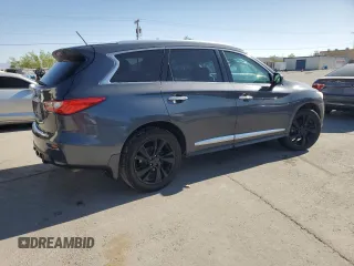 2013 Infiniti JX35 with VIN 5N1AL0MM9DC307014, listed as a Copart auction lot 55523725 with 225,160 mi miles and Salvage Title. Bid and sale history available at DreamBid. Image 3.