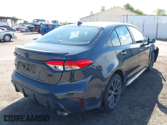 2025 Toyota Corolla SE with VIN 5YFS4MCE4SP228989, listed as a IAAI auction lot 41894085 with 1,002 mi miles. Bid and sale history available at carsss.com. Image 4.