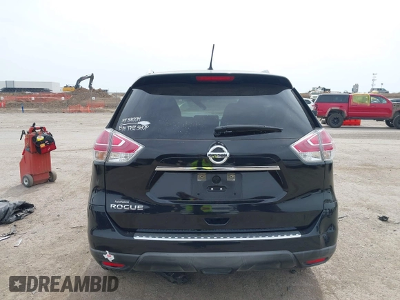 2016 Nissan Rogue S with VIN KNMAT2MT5GP680801, listed as a IAAI auction lot 41775746 with 108,139 mi miles and . Bid and sale history available at DreamBid. Image 16.
