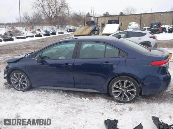 2021 Toyota Corolla XSE with VIN 5YFT4MCE3MP078638, listed as a IAAI auction lot 41281468 with 101,091 mi miles. Bid and sale history available at carsss.com. Image 15.