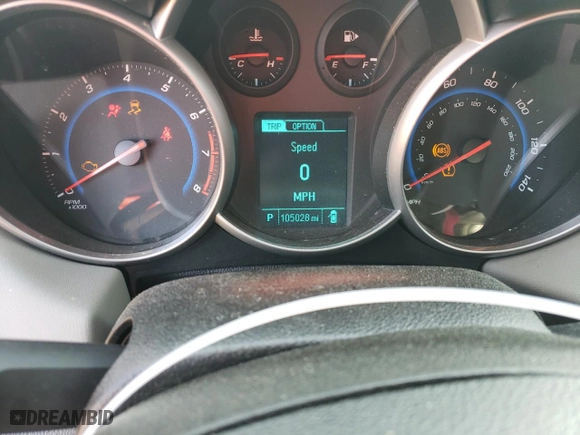 2016 Chevrolet Cruze Limited LT with VIN 1G1PE5SB1G7227820, listed as a Copart auction lot 50911995 with 105,028 mi miles and Salvage Title. Bid and sale history available at carsss.com. Image 9.