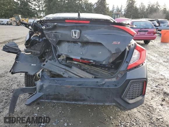 2017 Honda Civic Sedan Si with VIN 2HGFC1E58HH702409, listed as a Copart auction lot 46078665 with 139,226 mi miles and Salvage Title. Bid and sale history available at carsss.com. Image 6.