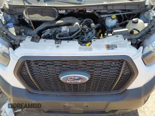 2023 Ford Transit Passenger XL with VIN 1FBAX2Y85PKB44264, listed as a Copart auction lot 52233154 with 2,537 mi miles and Salvage Title. Bid and sale history available at carsss.com. Image 12.