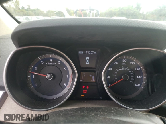 2017 Hyundai Elantra GT with VIN KMHD35LH5HU354037, listed as a Copart auction lot 72725844 with 71,207 mi miles and Salvage Title. Bid and sale history available at carsss.com. Image 9.
