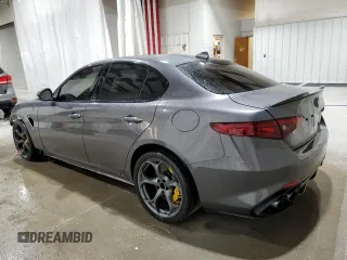 2017 Alfa Romeo Giulia with VIN ZARFAEAV6H7550942, listed as a Copart auction lot 48866585 with 25,634 mi miles and Salvage title. Bid and sale history available at DreamBid. Image 2.