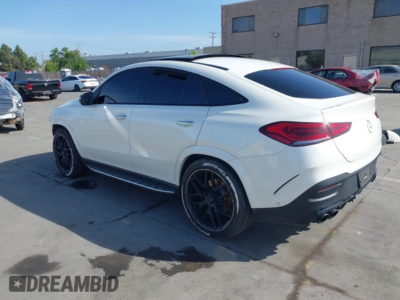 2021 Mercedes-Benz GLE 53 AMG with VIN 4JGFD6BBXMA376961, listed as a IAAI auction lot 42086876 with 66,115 mi miles and . Bid and sale history available at DreamBid. Image 3.